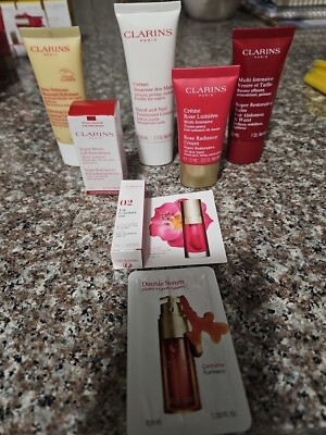 Clarins Skincare 7- Piece Sample Lot