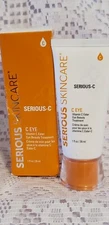 SERIOUS SKIN CARE SERIOUS C- EYE TREATMENT Large Size- 1oz -NIB-Factory Sealed
