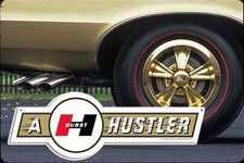 Hurst Hustler Vintage Metal Sign - Large 27 X 9 Gto Wheels Shifter 389 Royal Hurst Hustler Vintage Metal Sign - Large 27 X 9 Gto Wheels Shifter 389 Royal