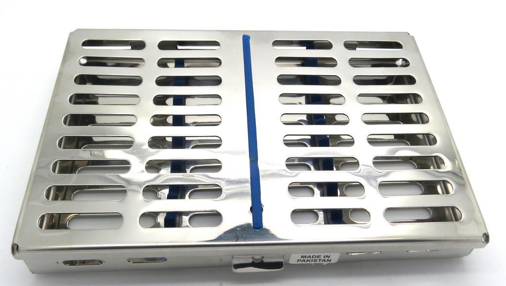 Dental Sterilization Cassette Autoclave Tray Rack of 7 Tool Premium