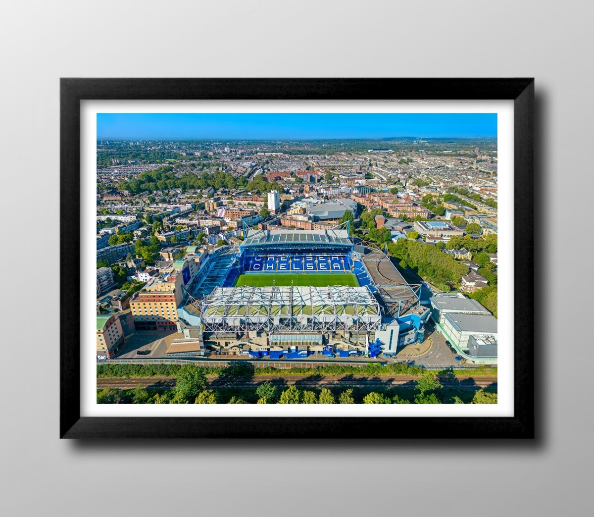 Stamford Bridge Chelsea Sevilla Us Tv Chelsea FC Gifts, Framed