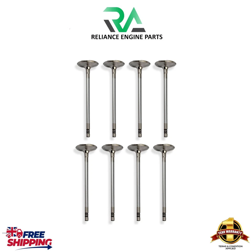 VAUXHALL A12XEL INLET VALVES 1.3 PETROL 8 PIECES ADAM CORSA Mk III ASTRA H OPEL - Image 2 of 4