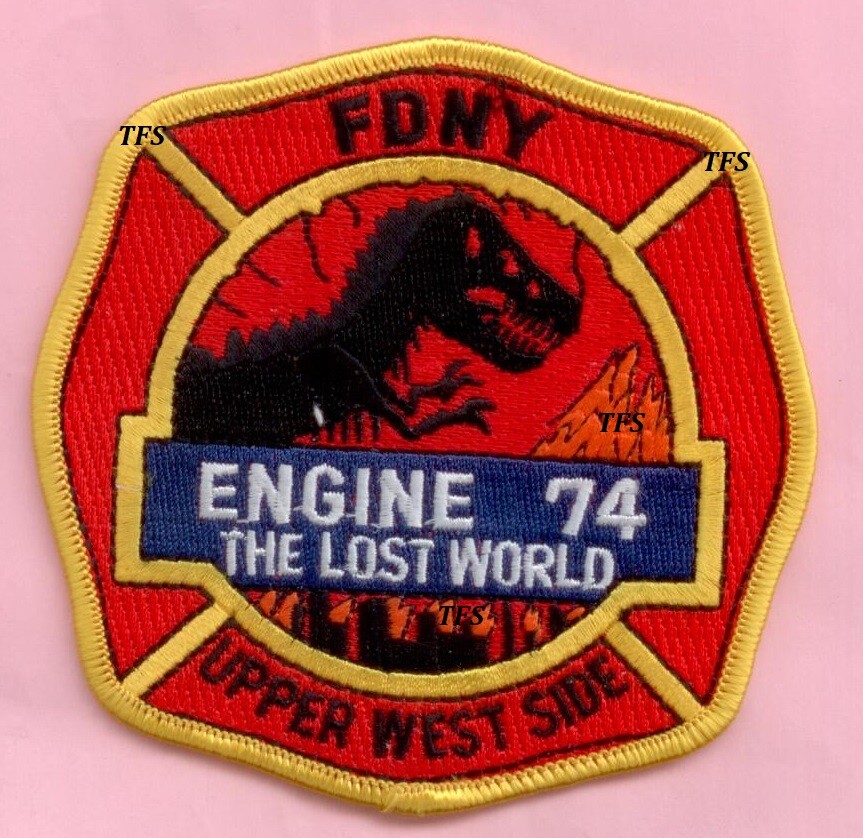 Engine 1 Logo Chelsea Fire Dept Engine 2 Popeye Patch New York FDNY NH