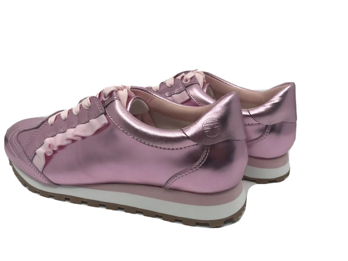 Tory Burch Sport NEW Cotton Pink Metallic Patent Leather