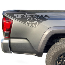 Tacoma Sport Off Road Decals Truck Fit Toyota Sr5 Trd 4x4 Bedside Vinyl Skull