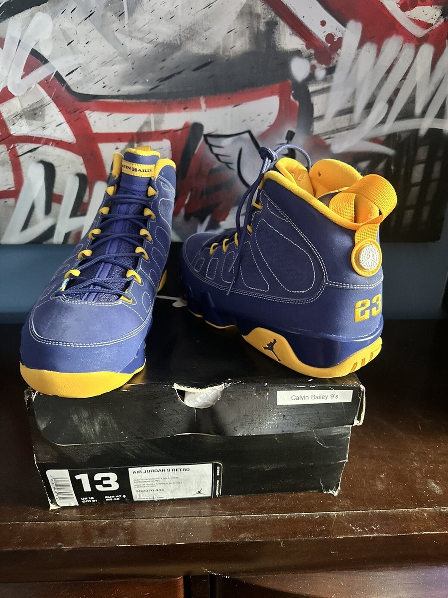 Size 13 - Air Jordan 9 Retro Calvin Bailey for sale online | eBay