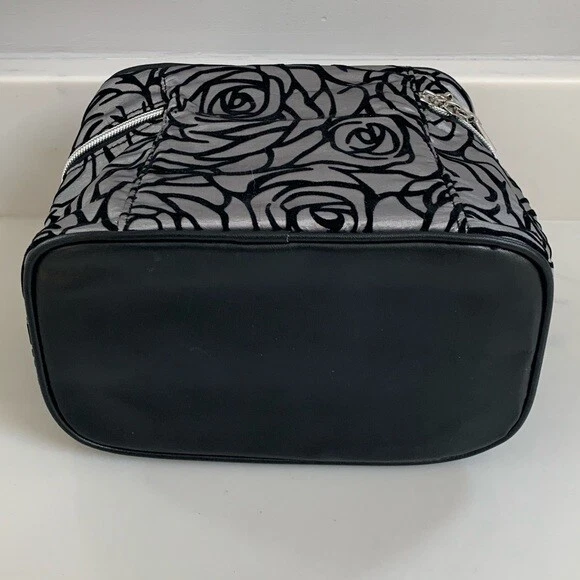 Estuche de maquillaje cosmético Lancôme Rose negro y plateado Foto 3 de 4