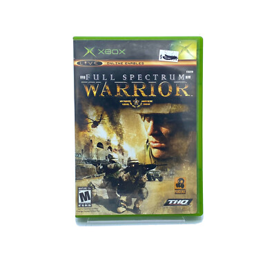 Full Spectrum Warrior (Microsoft Xbox, 2004) Complete CIB Tested Works