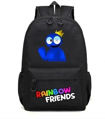 8 Styles Rainbow Friends Backpack Colorful Boys Girls School Bags Large  Capacity