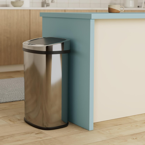 Garbage Can 13 Gallon 50 Liter Kitchen Trash Can for Bathroom Bedroom Home Offic - Picture 2 of 8