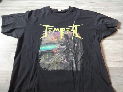 Tempest Old Rar Vintage Shirt Thrash Metal Sold Out Venom Toxic Holocaust Ratt.
