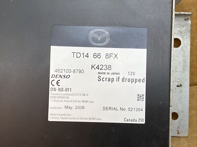 2007-2009 Mazda CX-9 CX9 DVD Navigation GPS Disc Player K4238 TD14