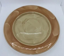 Steelite International Serving Platter Brown Paint Brush 11-7/8" Made in England