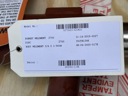 GENUINE FARRIS CURTISS-WRIGHT 2700 SERIES SAFETY RELIEF VALVE 3/4" x 1" FLANGED - Picture 5 of 8