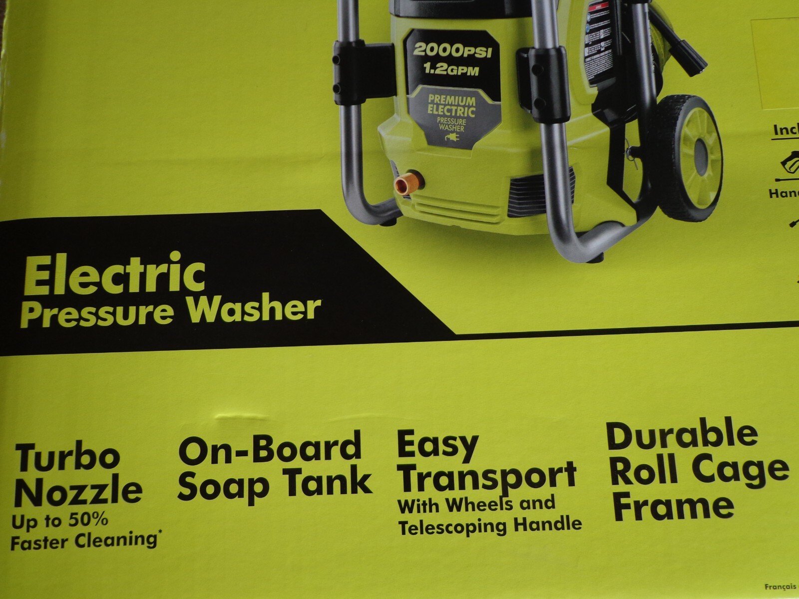 Ryobi RY142022VNM 2000 PSI Cold Water Electric Pressure Washer NEW