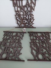 3 x wall hangings world countries new with tags L@@K