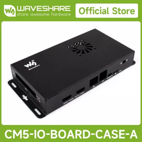 Waveshare Metal Case Designe For Raspberry Pi Official Compute Module 5 IO Board