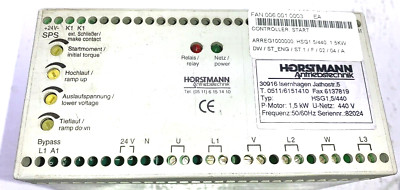 Horstmann Antriebstechnik Controller, Start ARREG1000000, HSG1.5/440, 1.5KW
