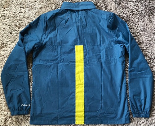 L50 Authentic Rugby AU Australia Wet Weather Zip Jacket Hood ASICS Mens L - Picture 11 of 13