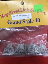 Magnificent Little Soldier Co 10mm AWI105 British Infantry Command American Rev 
