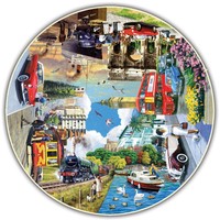 Round Table Puzzle - Vintage Worldwide (500 Piece) on sale Round Table Puzzle - Vintage Worldwide (500 Piece) on sale