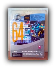 Vintage Palm PDA Utility Software 64MB Expansion Card Plus NEW  P10845U 