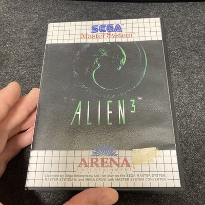 Alien 3 - Sega Master System Game & Box - Excellent Condition / Like New