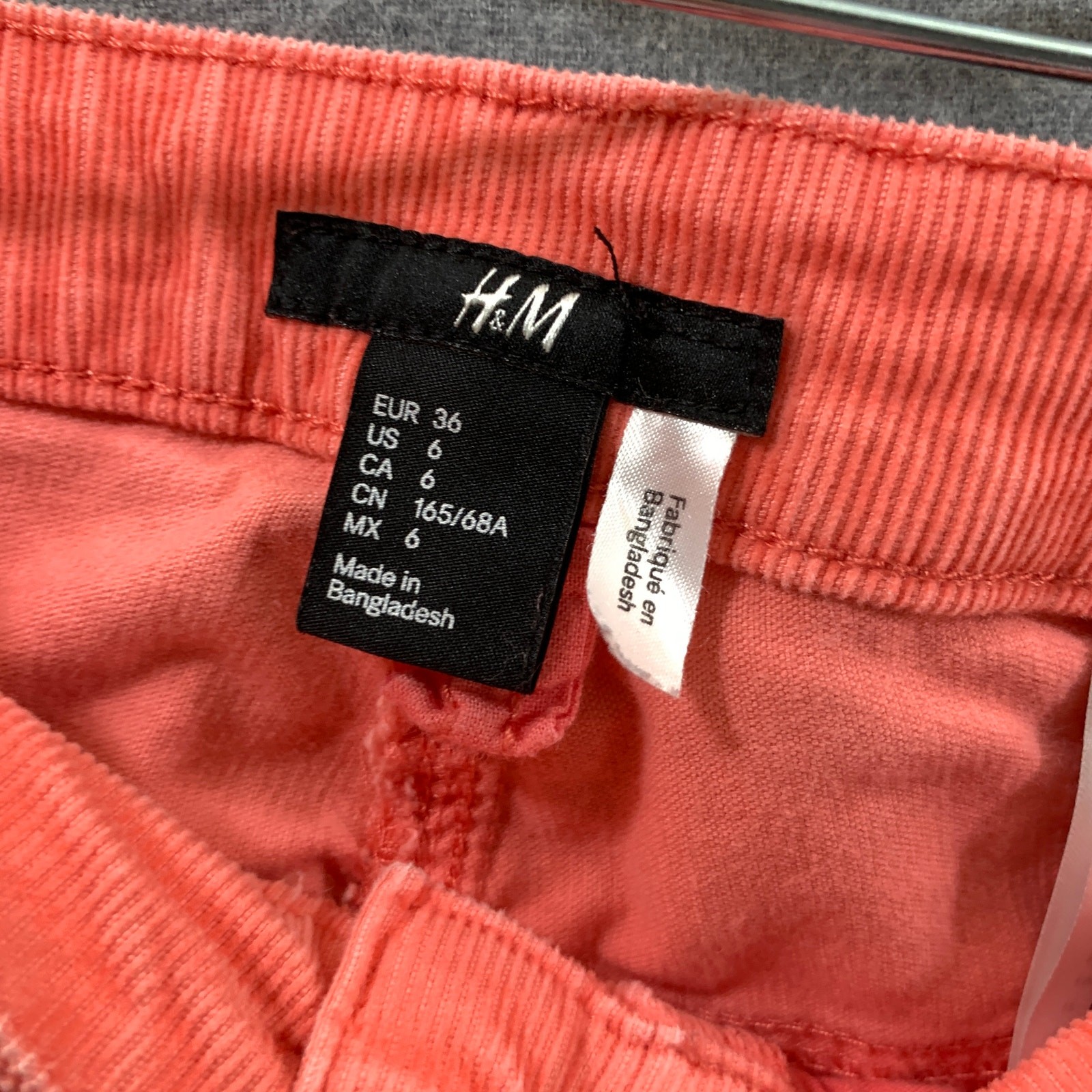 H&M Women's Pants Size 6 Orange Color thumbnail 3