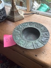 vintage collectible antique brass bronze Asian Chinese new year bowl urn