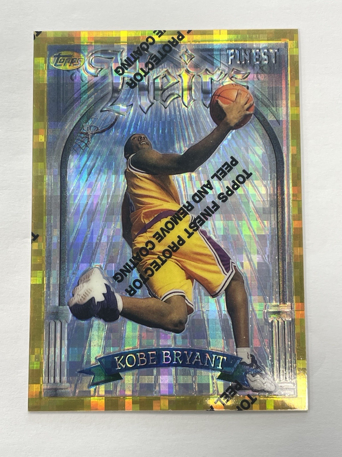 Kobe Bryant 1996 Topps Finest #269 Gold - Refractor (with Coating
