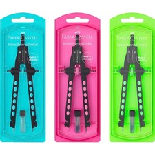 FABER-CASTELL Zirkel Neon farbsortiert, 1 St.