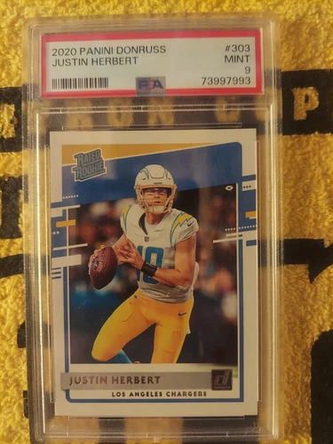 2020 Panini Donruss - Rated Rookie #303 Justin Herbert (RC)