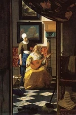 The Love Letter Johannes Vermeer Poster Print