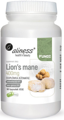 Aliness Lion's Mane 400 mg, 90 Kapseln