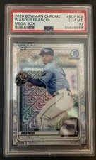 2022 Bowman Chrome Wander Franco #BCP163 Mega Box PSA 10 GEM MT