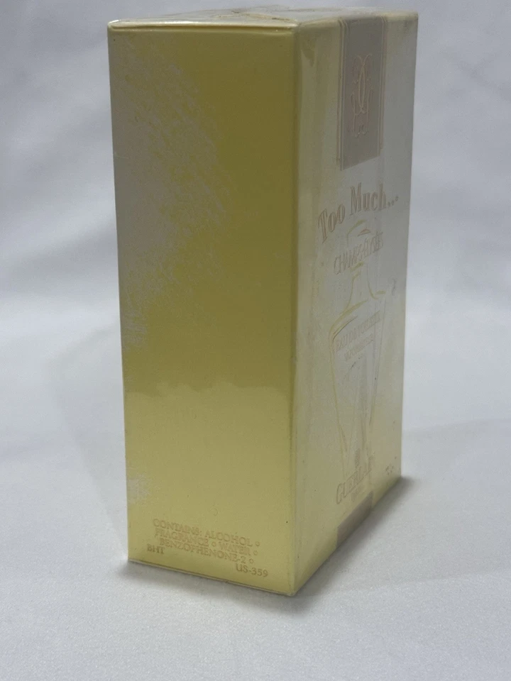 Champs-Elysees Guerlain Demasiado EDT 50 ML/1,7 OZ SPRAY De colección 1999 ¡Gema rara! Foto 2 de 4
