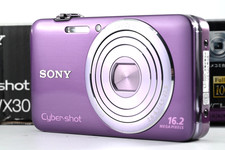 Sony Cyber-Shot DSC-WX30 Purple 16.2MP Digital Camera Near Mint Japanese Menu