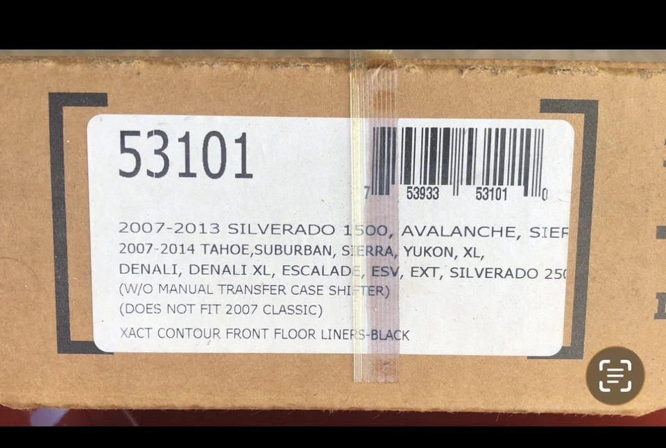Alfombrillas contorno HUSKY 53101 X-Act para Chevy Silverado GMC Sierra delanteras negras Foto 2 de 2