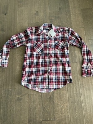 Vintage 90s Bud Berma Highlander Men s Flannel Plaid Button Shirt Size Medium
