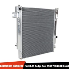 Aluminum Radiator For 2003-09 06 Dodge Ram 2500 3500 5.9L 6.7L Diesel Cummins MT