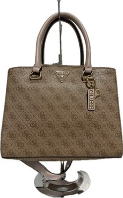 Guess Noelle Basique Signature Logo Girlfriend Satchel Bag