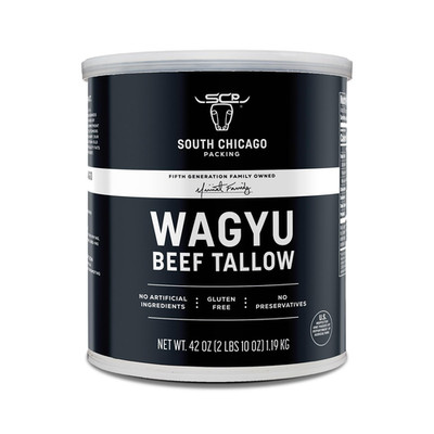100% Pure Wagyu Beef Tallow, 42 Ounces   Paleo & Keto Friendly Cooking Fat for S