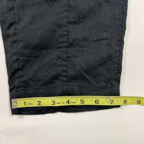 Athleta Retreat High Rise Linen Ankle Pant Black Size Medium Tall MT - Picture 9 of 9