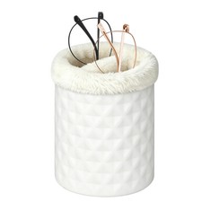 Glasses Holder, Silicone Plush Lined Eyeglass Holder Stand