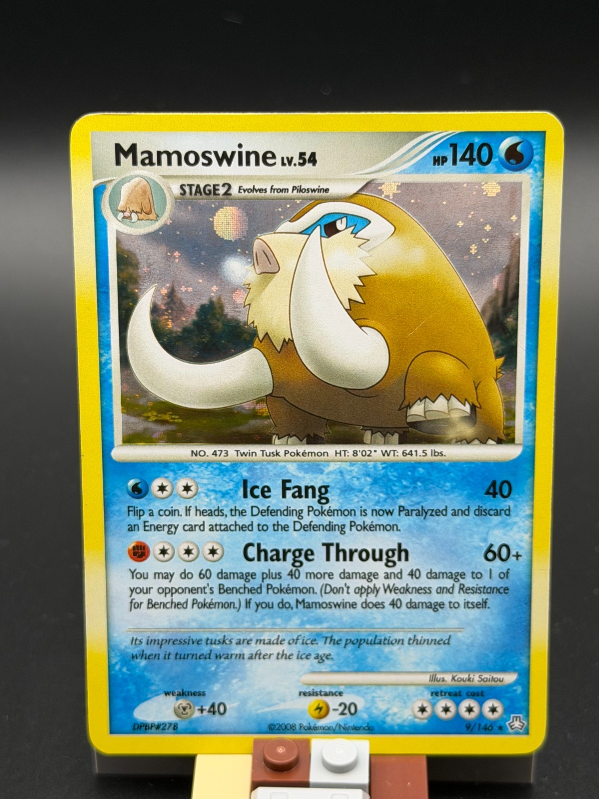 MAMOSWINE 9/146 HOLO RARE LEGENDS AWAKENED POKEMON