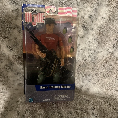 2001 Hasbro G I Joe USMC Basic Training Marine ~ New~Sealed In Original Package!