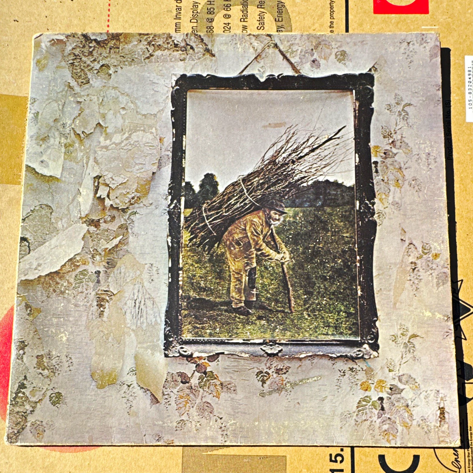 Led Zeppelin Led Zeppelin IV Atlantic 12" LP 33 RPM Black Vinyl Stereo Sleeve
