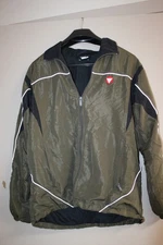 Austrian Army Surplus Training Tracksuit Jacket Reflective Sports OD Green SM