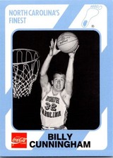 1989-90 Collegiate Collection/Coca-Cola North Carolina's - Billy Cunningham #38