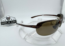 MAUI JIM HANALEI MJ 413N-10 TORTOISE HCL BRONZE POLARIZED ASIAN FIT SUNGLASSES